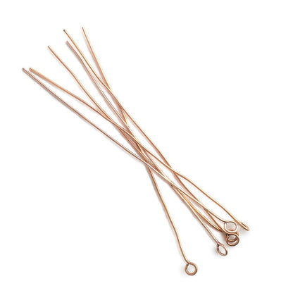 3" length Copper Eyepin 22 Guage 22 pcs per bag