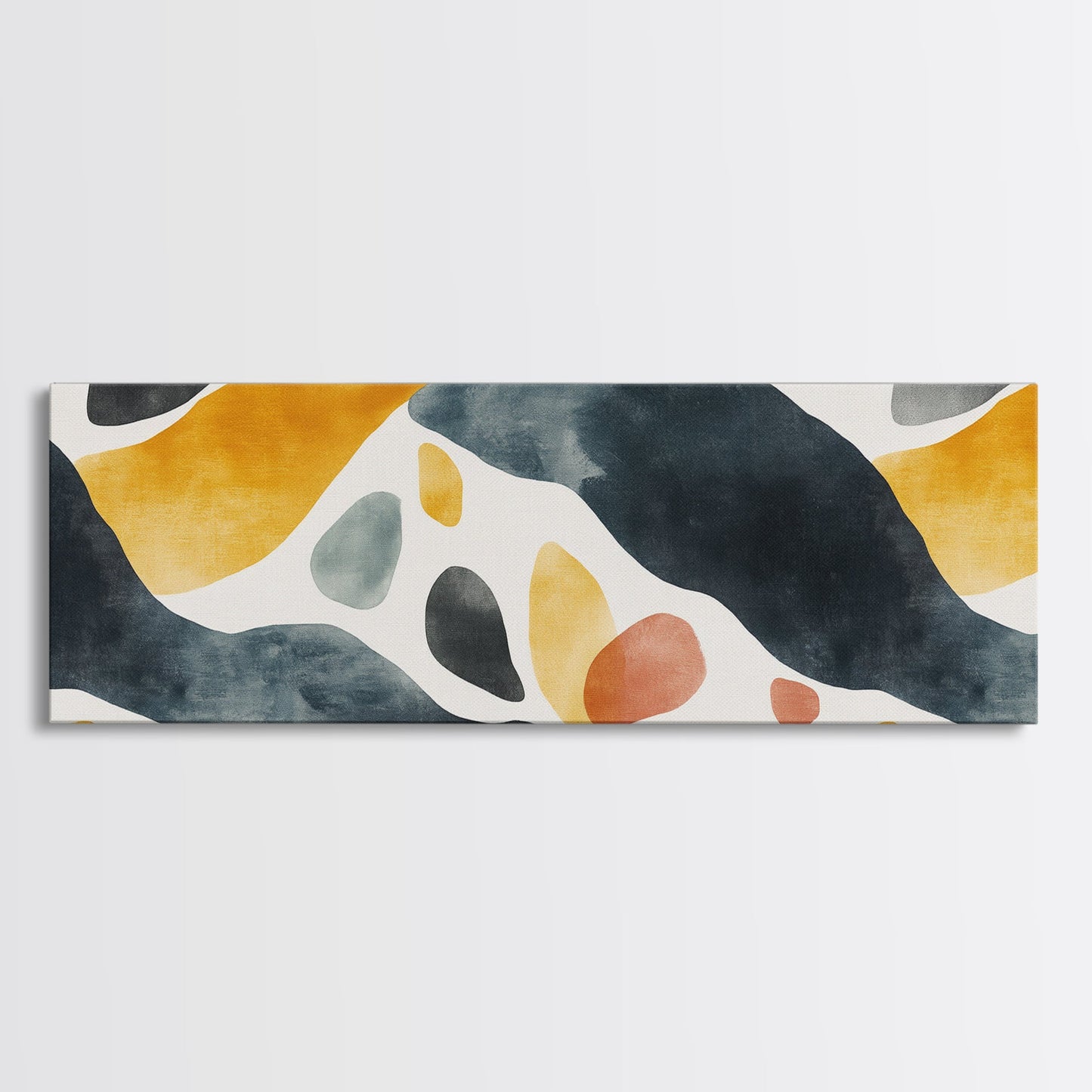 Cheetah Art Print - Animal Art - Framed Canvas Print - Animal Art - Unique Gift - Guy Gift - Panoramic Extra Wide Office Wall Art, Living Room Decor