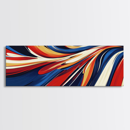 The Spiral - Framed Canvas Print - Midcentury Modern Home Decor