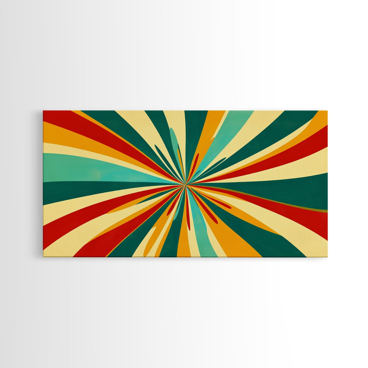 Modern Abstract Mid-Century Wall Art Original Design, Giclee Canvas Print Modern Home Decor, Retro Art