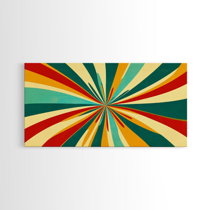 Modern Abstract Mid-Century Wall Art Original Design, Giclee Canvas Print Modern Home Decor, Retro Art