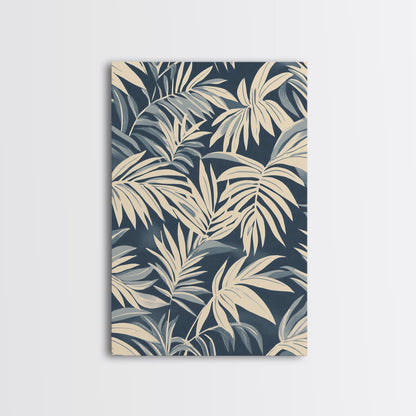 Floral / Botanical Print Wall Art Framed Canvas Print Midcentury Modern Wall Art Home Decor Boho Minimalist Ready To Hang Large Art