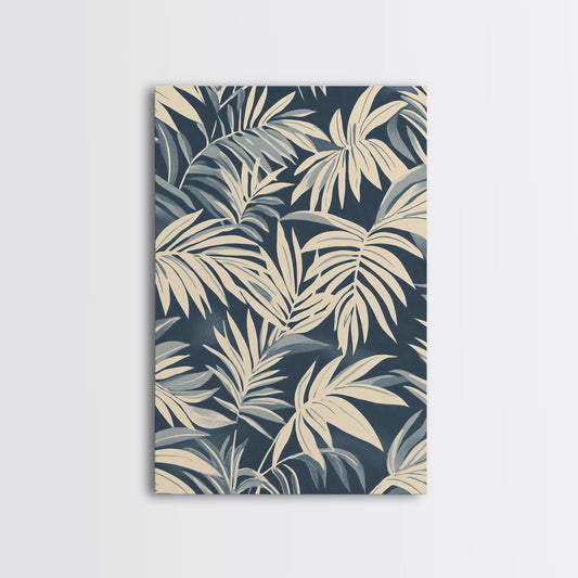 Floral / Botanical Print Wall Art Framed Canvas Print Midcentury Modern Wall Art Home Decor Boho Minimalist Ready To Hang Large Art