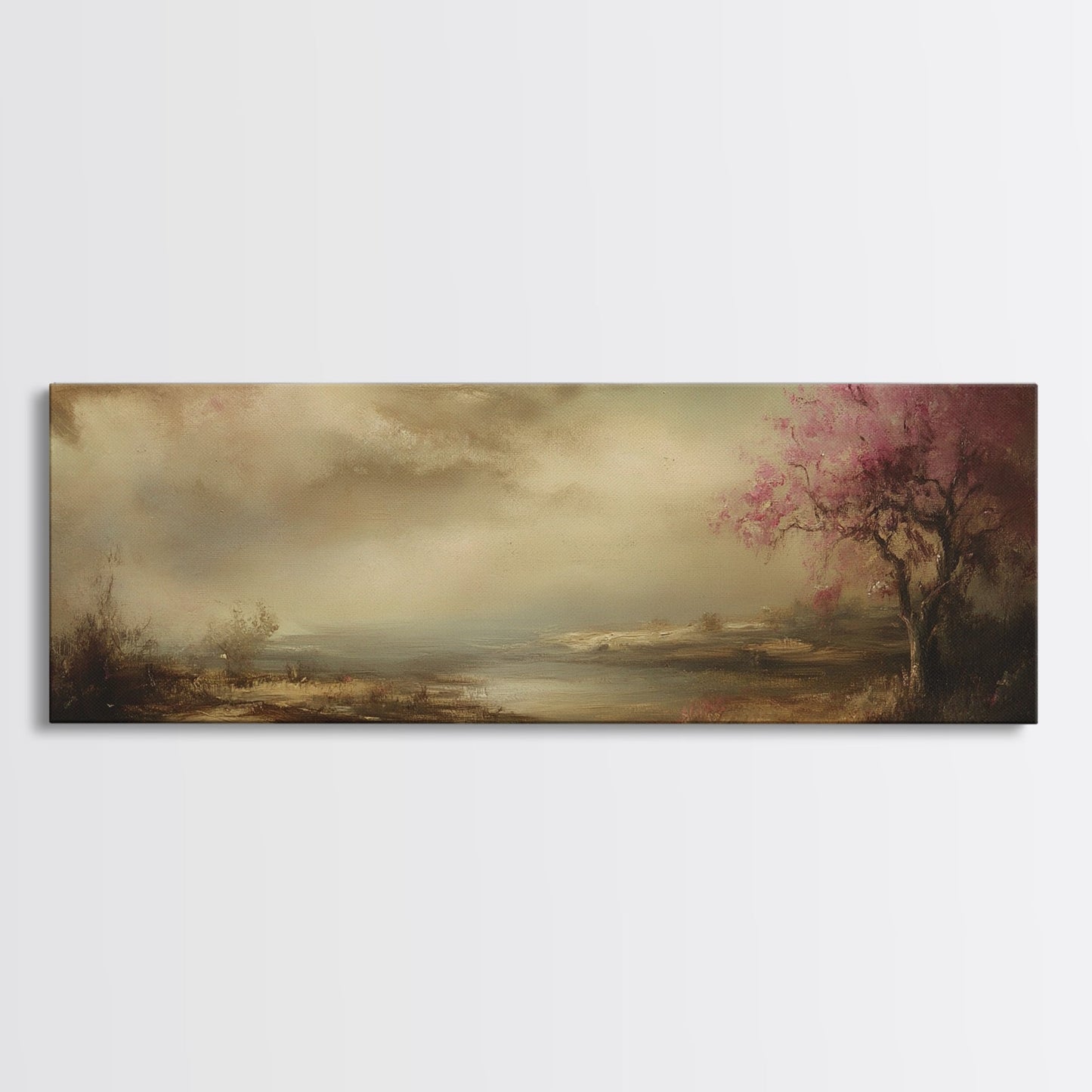 Moody Art Landscape Print, Dark Landscape Painting, Muted Art, Moody Home Decor, Moody Painting, Moody Landscape Wall Art Print