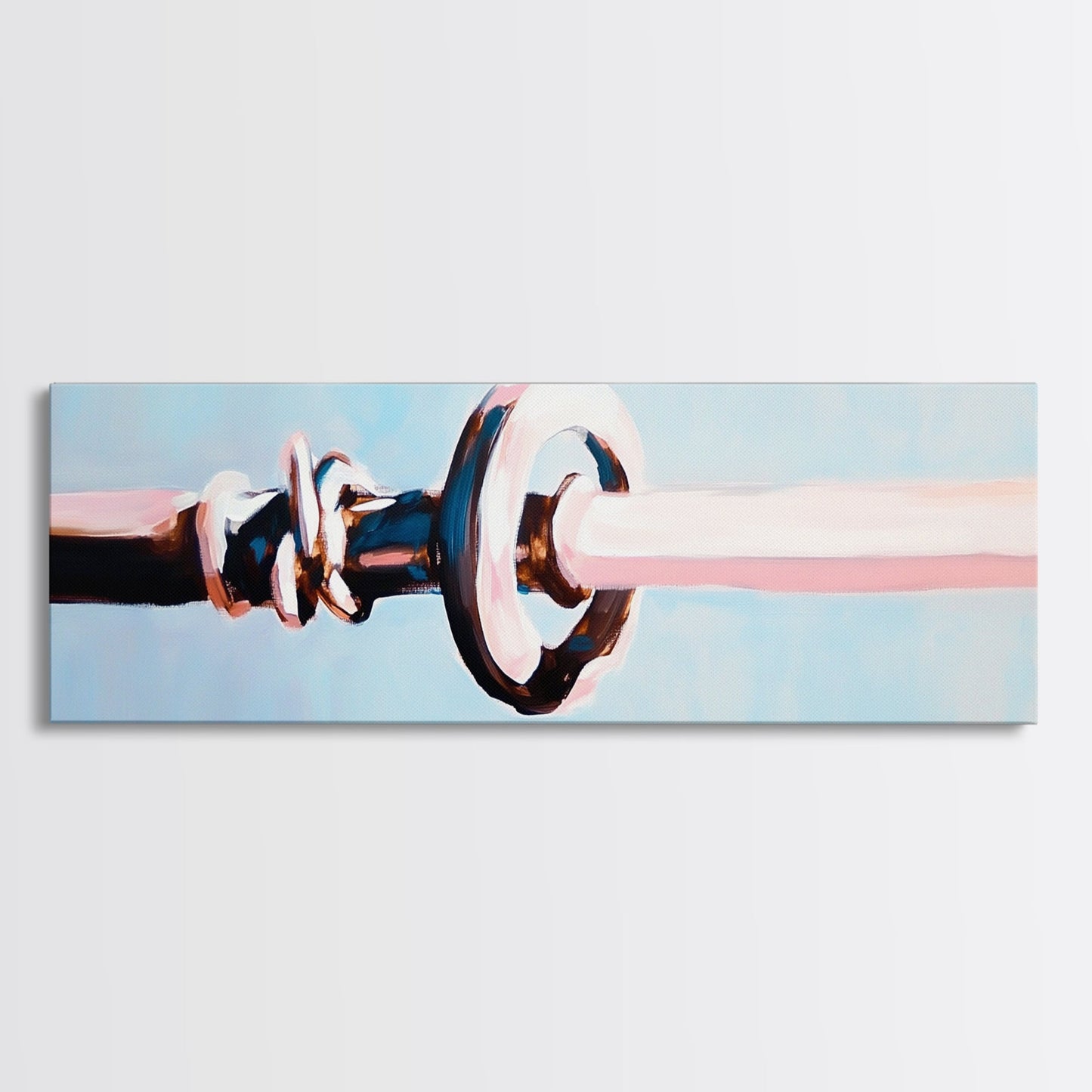 Segelbootknoten, maritimes Thema, Meeresleben, gerahmter Leinwanddruck, Küstenhausdeko, minimalistische Kunst am Meer, Wandkunst fürs Strandhaus