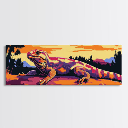 Geometrische Wandkunst, gerahmter Leinwanddruck, Wandkunst im Südwest-Stil, Chicano-Kunst, extra breite Kunstwerke, rustikale Wandkunst, stimmungsvolle Kunst, Kunst für über dem Sofa