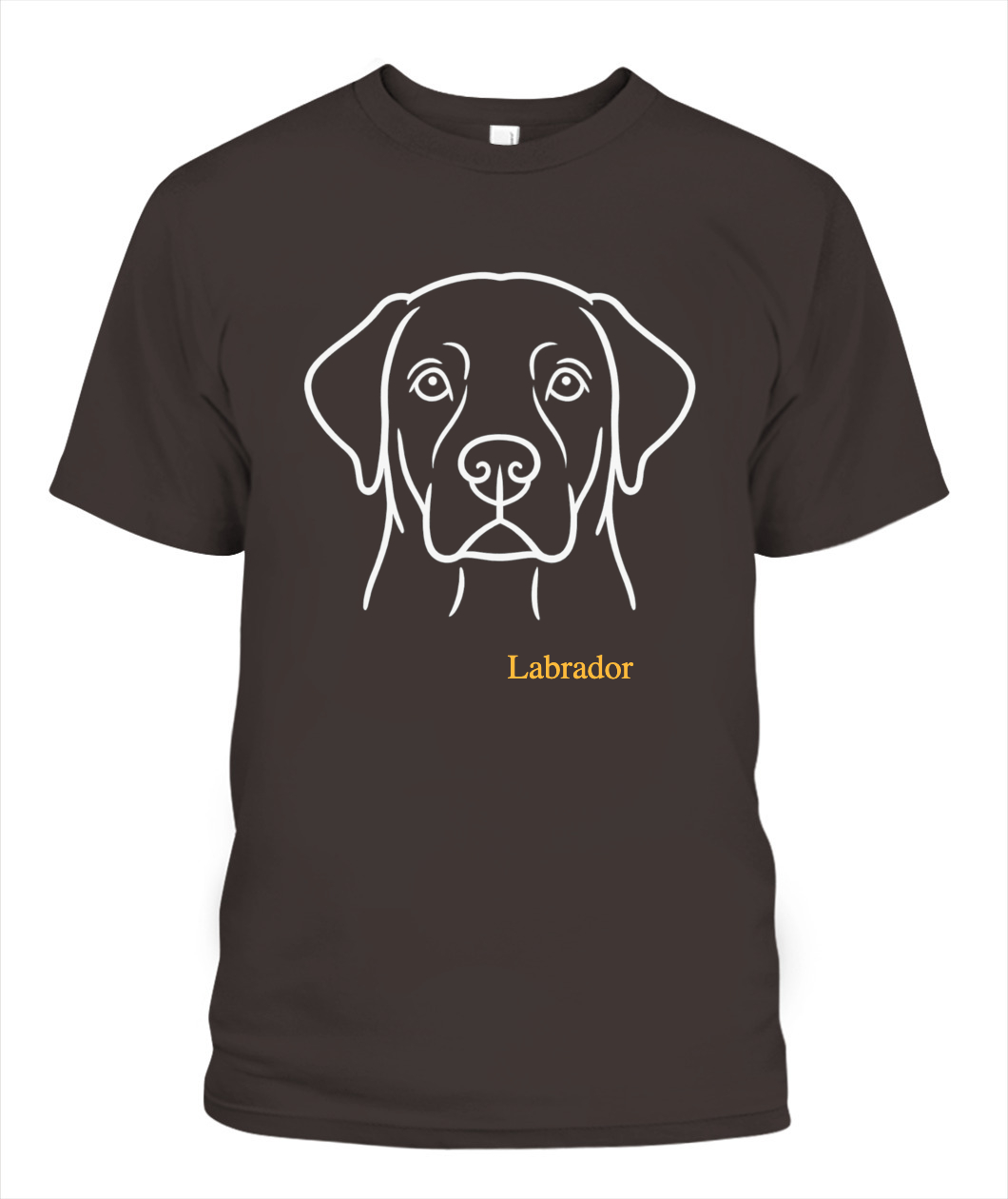 Labrador print High Quality T-Shirt