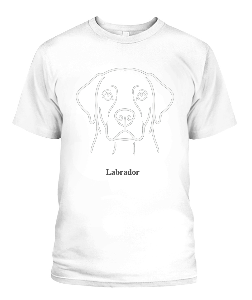 Labrador print High Quality T-Shirt