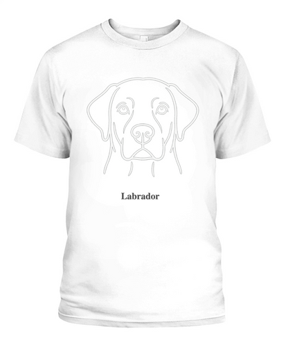 Labrador print High Quality T-Shirt