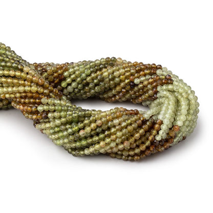 3.2mm Grossular Garnet Micro Faceted Round Beads 12.5 inch 106 pieces