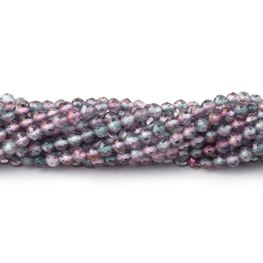3.2mm Mystic Purple Quartz Micro Faceted Round Beads 12.5 inch 108 pieces