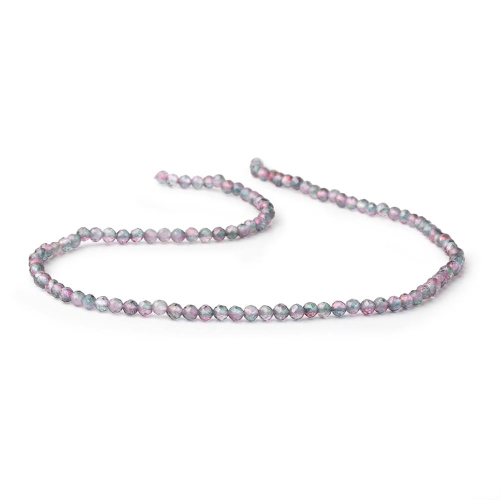 3.2mm Mystic Purple Quartz Micro Faceted Round Beads 12.5 inch 108 pieces