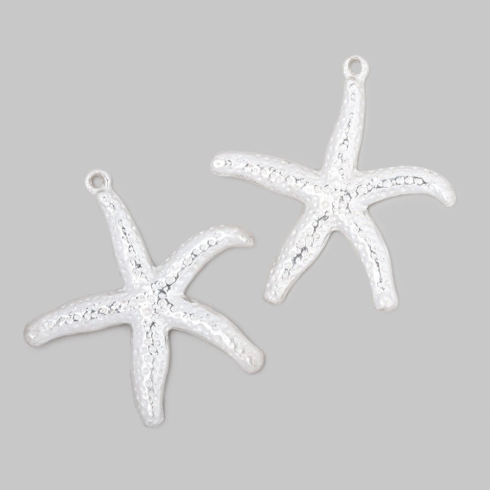 32mm Starfish Pendant Charm Set of 2 pieces