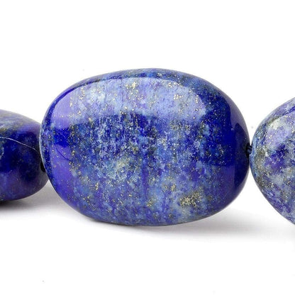 32x24-35x25mm Lapis Lazuli Plain Nugget Beads 16 inch 12 pieces