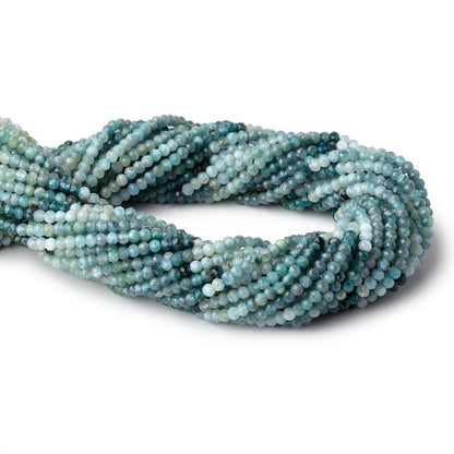 3.3mm Grandidierite Micro Faceted Rondelle Beads 12.5 inch 118 pieces