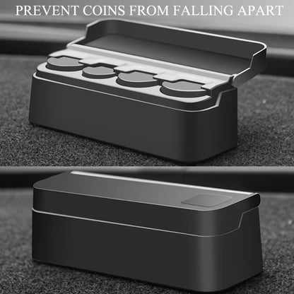 Coin Holder for Car Change Organizer Universal Storage Coin Money Dispenser Cash Box Trucks Accessories