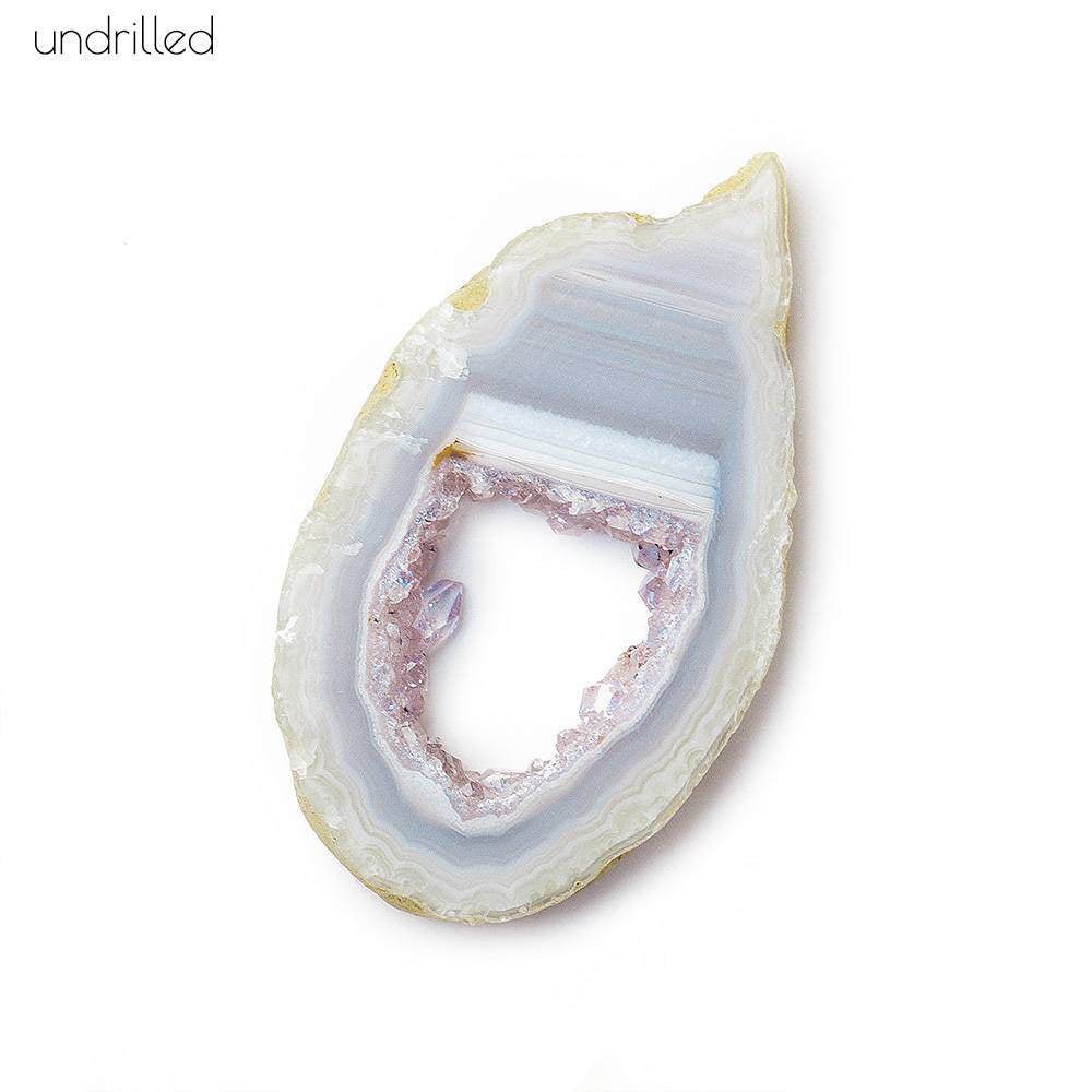 34x24mm Banded Occo Agate Slice Bead 1 piece