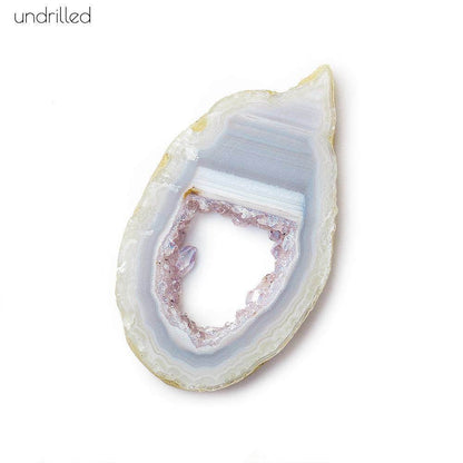 34x24mm Banded Occo Agate Slice Bead 1 piece
