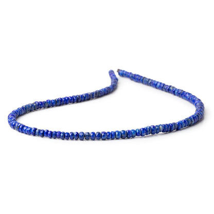 3.5-4.5mm Lapis Lazuli Faceted Rondelle Beads 14 inch 127 pieces