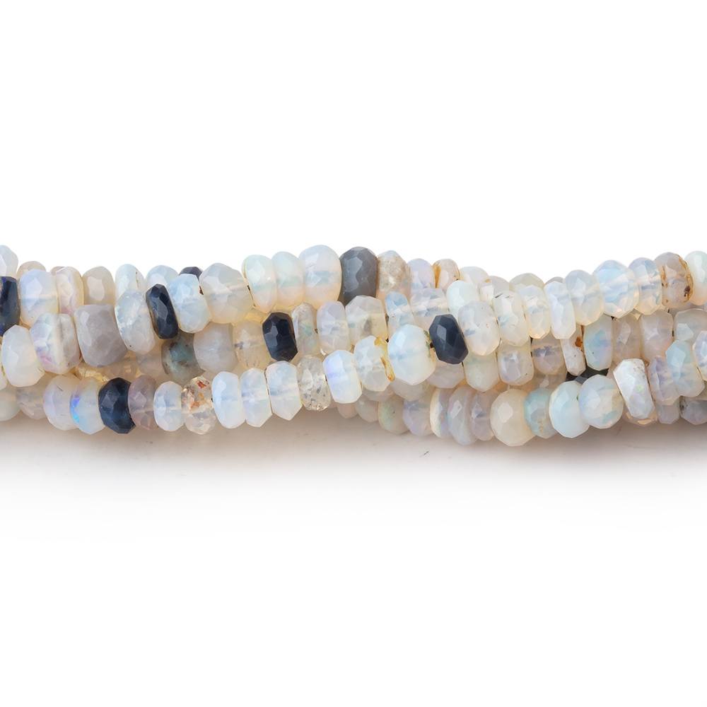 3.5-4m Australian Opal Faceted Rondelle Beads 16 inch 163 pieces