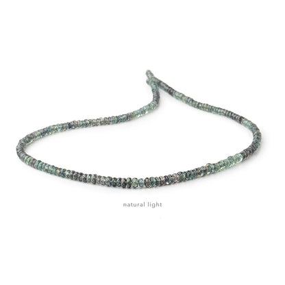 3.5-4mm Color Change Sapphire Faceted Rondelles 16.5 inch 213 Beads