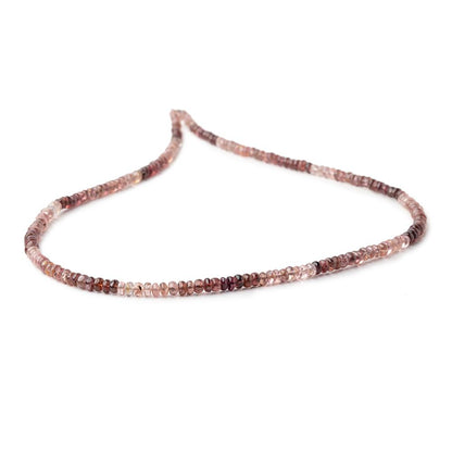 3.5-4mm Multi Color Spinel Plain Rondelle Beads 16 inch 180 pieces