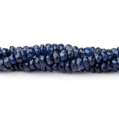 3.5-5.5mm Kyanite Faceted Rondelle Beads 17 inch 190 pieces AA