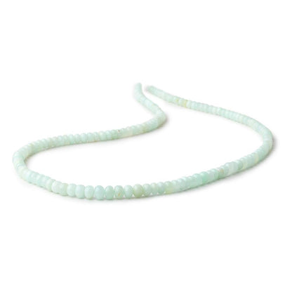 3.5-5.5mm Pale Chrysoprase Plain Rondelle Beads 18 inch 151 pieces