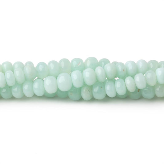 3.5-5.5mm Pale Chrysoprase Plain Rondelle Beads 18 inch 151 pieces