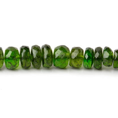 3.5-4mm Chrome Diopside faceted rondelle Beads 18 inch 210 pieces