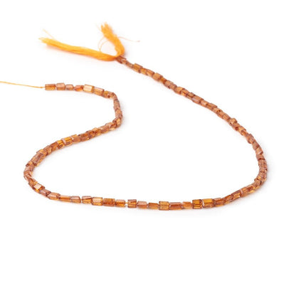 3.5-5mm Spessartite Garnet Faceted Rectangle Beads 14 inch 74 pieces