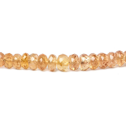 3.5-6.5mm Imperial Topaz Faceted Rondelle Beads 16.5 inch 162 pieces