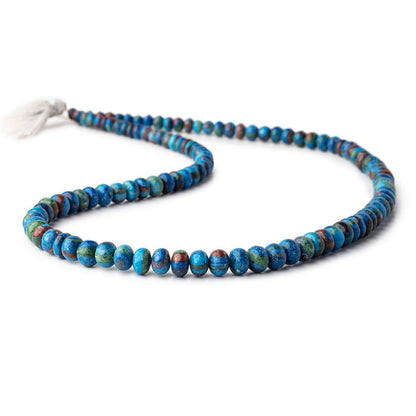 3.5-6.5mm Rainbow Calsilica Plain Rondelle Beads 17 inch 116 pieces