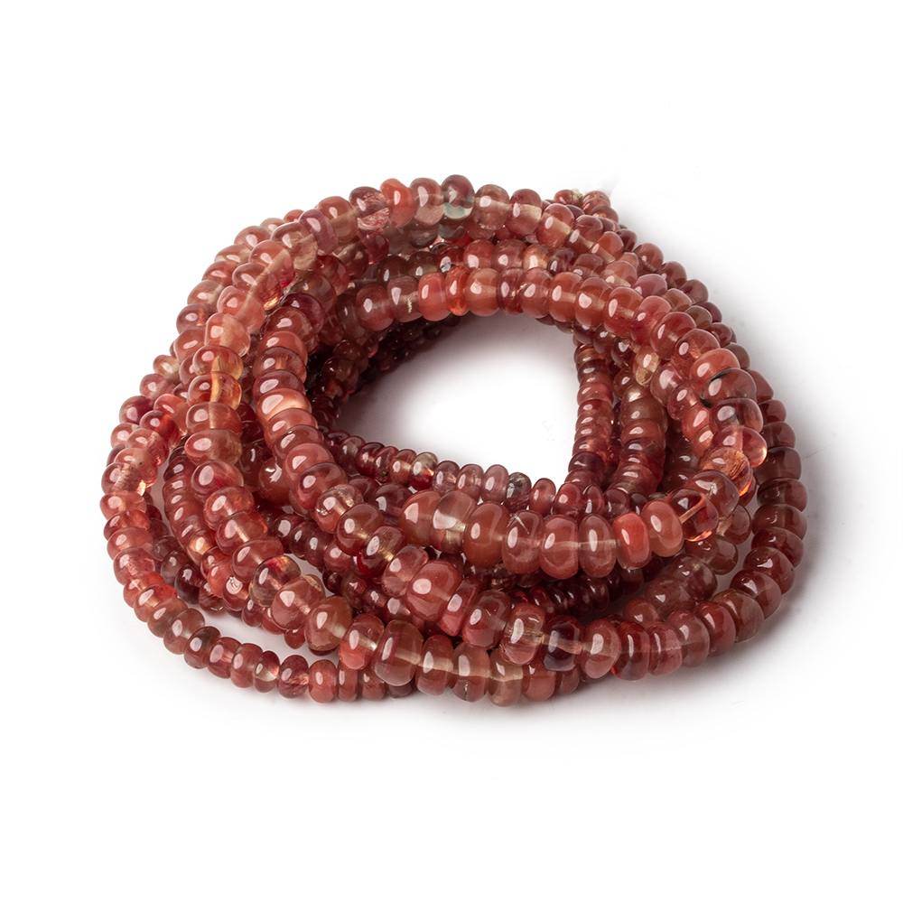 3.5-6mm Andesine plain rondelle beads 18 inch 166 pieces A
