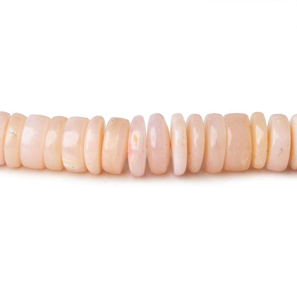 4-11mm Pink Peruvian Opal Plain Heshi 16 inch 210 Beads A