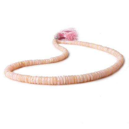 4-11mm Pink Peruvian Opal Plain Heshi 16 inch 210 Beads A
