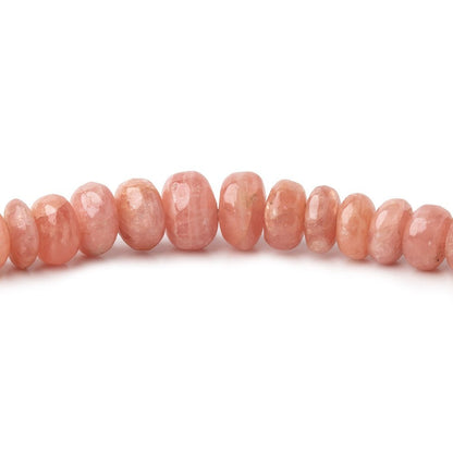 3.5-7.5mm Rhodochrosite Plain Rondelle Beads 18 inch 151 pieces AA
