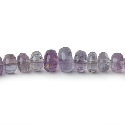 3.5-7mm Shaded Purple Fluorite plain rondelle beads 18 inch 160 pieces