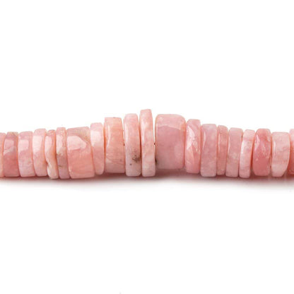 3.5-8mm Pink Peruvian Opal Heshi Beads 18 inch 250 pieces AA