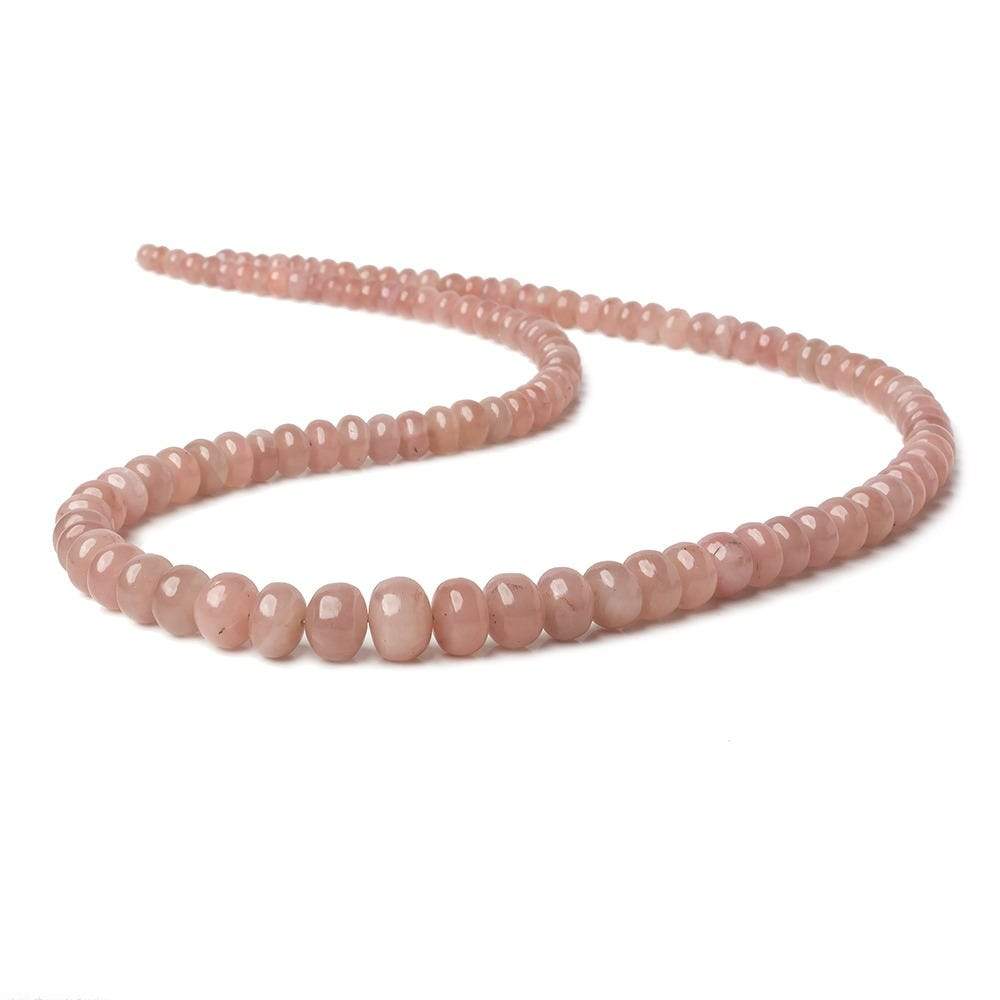 3.5-9mm Strawberry Quartz plain rondelles 18 inch 116 beads AA