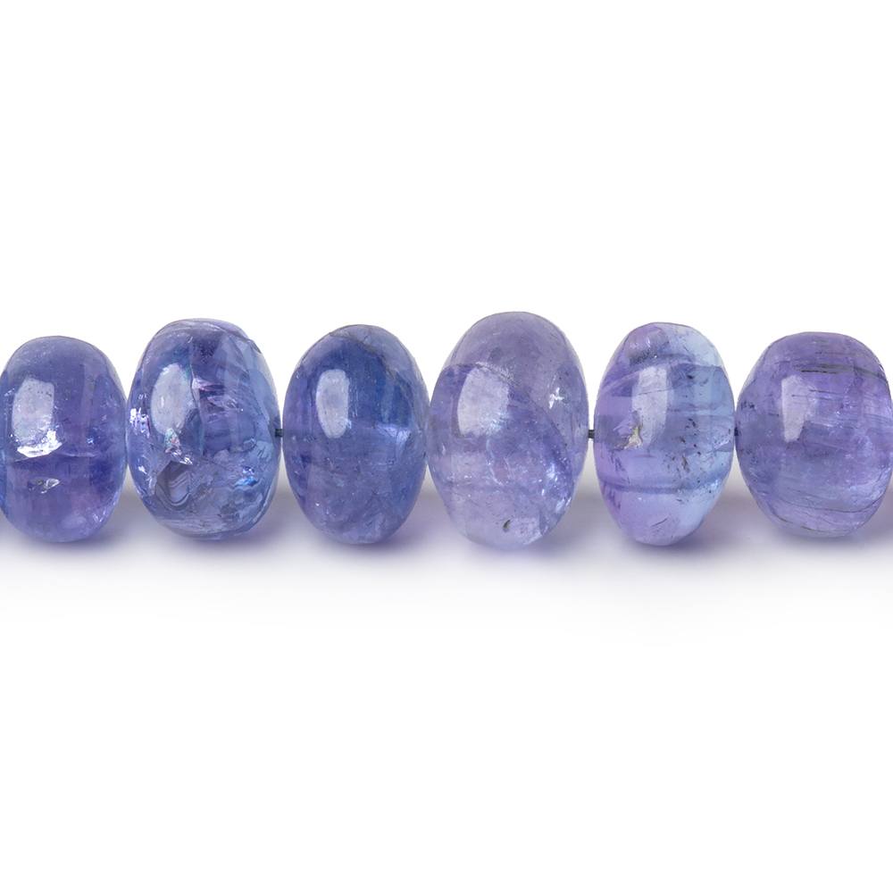 4.5-6mm Tanzanite Plain Rondelle Beads 16 inch 110 pieces