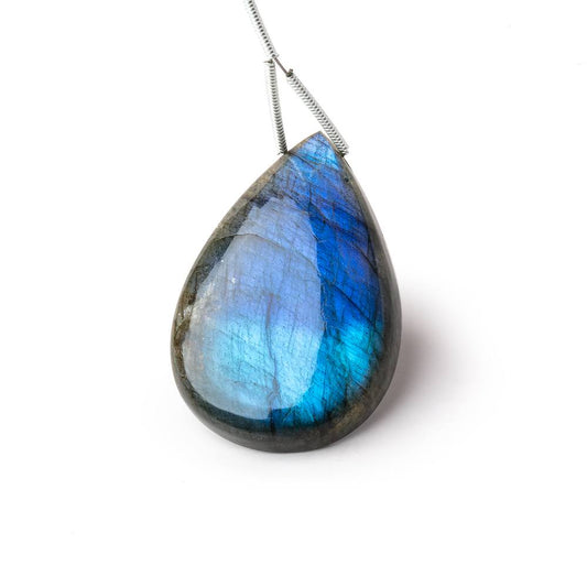 35.5x24.5x6.5mm Labradorite Plain Pear Pendant 1 AAA Focal