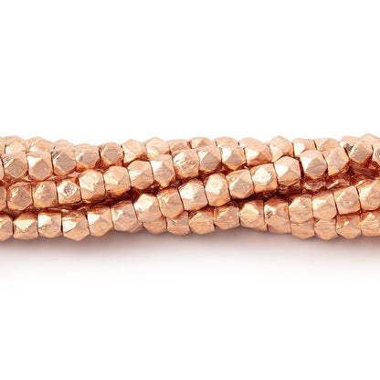 3.5mm Brushed Hand Cut Nugget Beads