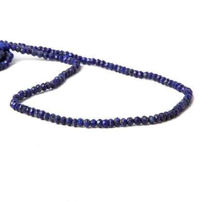 3.5mm Lapis Lazuli Faceted Rondelle Beads 13 inch 116 pieces