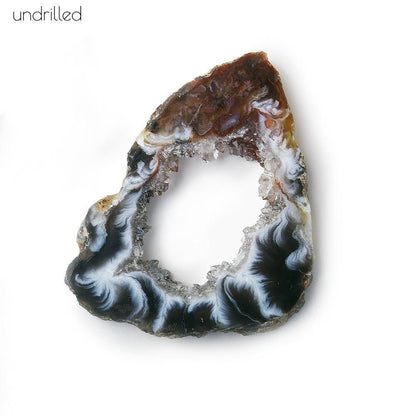 35x25mm Multi Color Occo Agate Slice Bead 1 piece