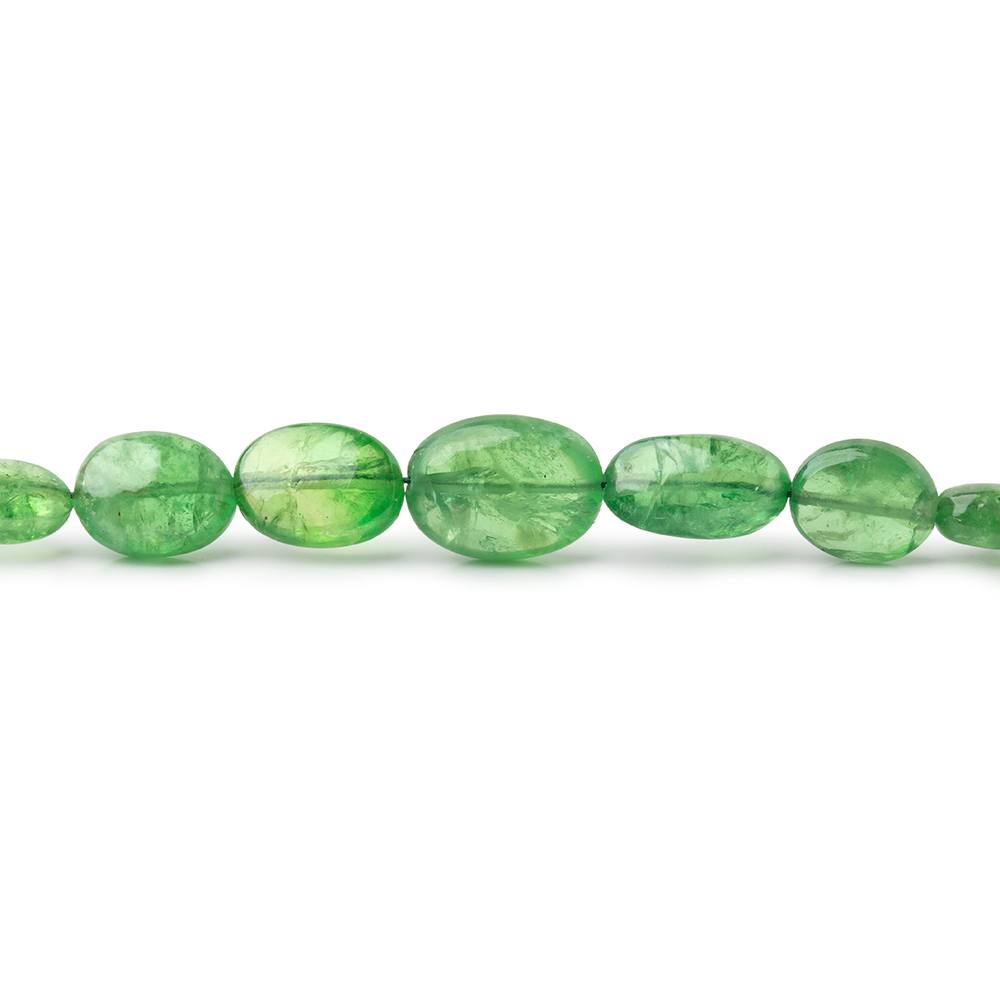 3.5x3-10x7mm Tsavorite Garnet Plain Oval Beads 18 inch 86 pieces AAA