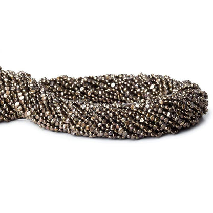 3.5x3-4x3mm Purplish Green Freshwater Pearl Side Drilled Baroque 15 inch 137 pcs