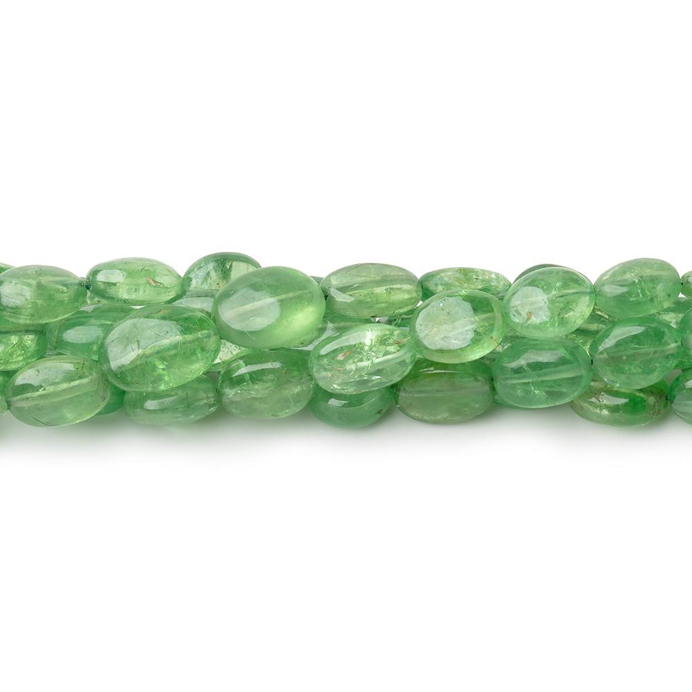 3.5x3-8x6mm Tsavorite Garnet Plain Oval Beads 18 inch 90 pieces AAA