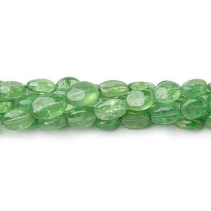 3.5x3-8x6mm Tsavorite Garnet Plain Oval Beads 18 inch 90 pieces AAA