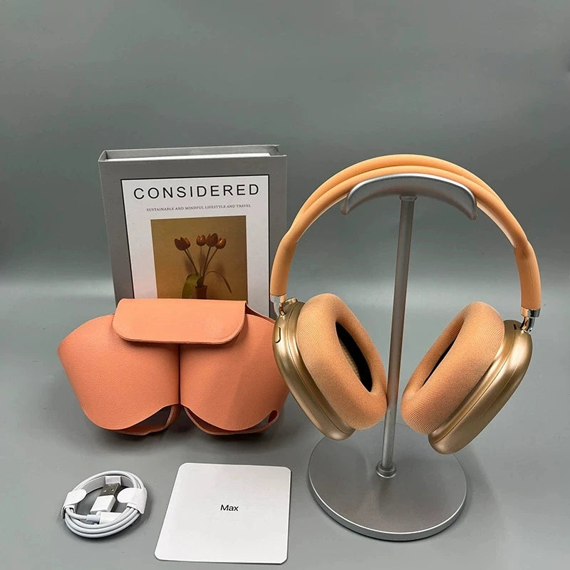 Head Mounted P9Max Magnetic Ear Cups, Wireless Bluetooth Sports Pop Ups, Ultra Long Battery Life Music Headphones